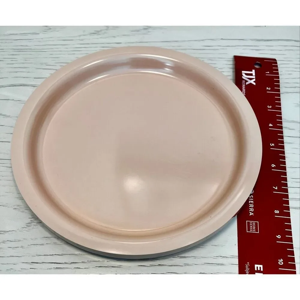 15 Piece Plate & Bowl Kasen Peter Pan Indiana Peach Plastic Melmac Melamine Set